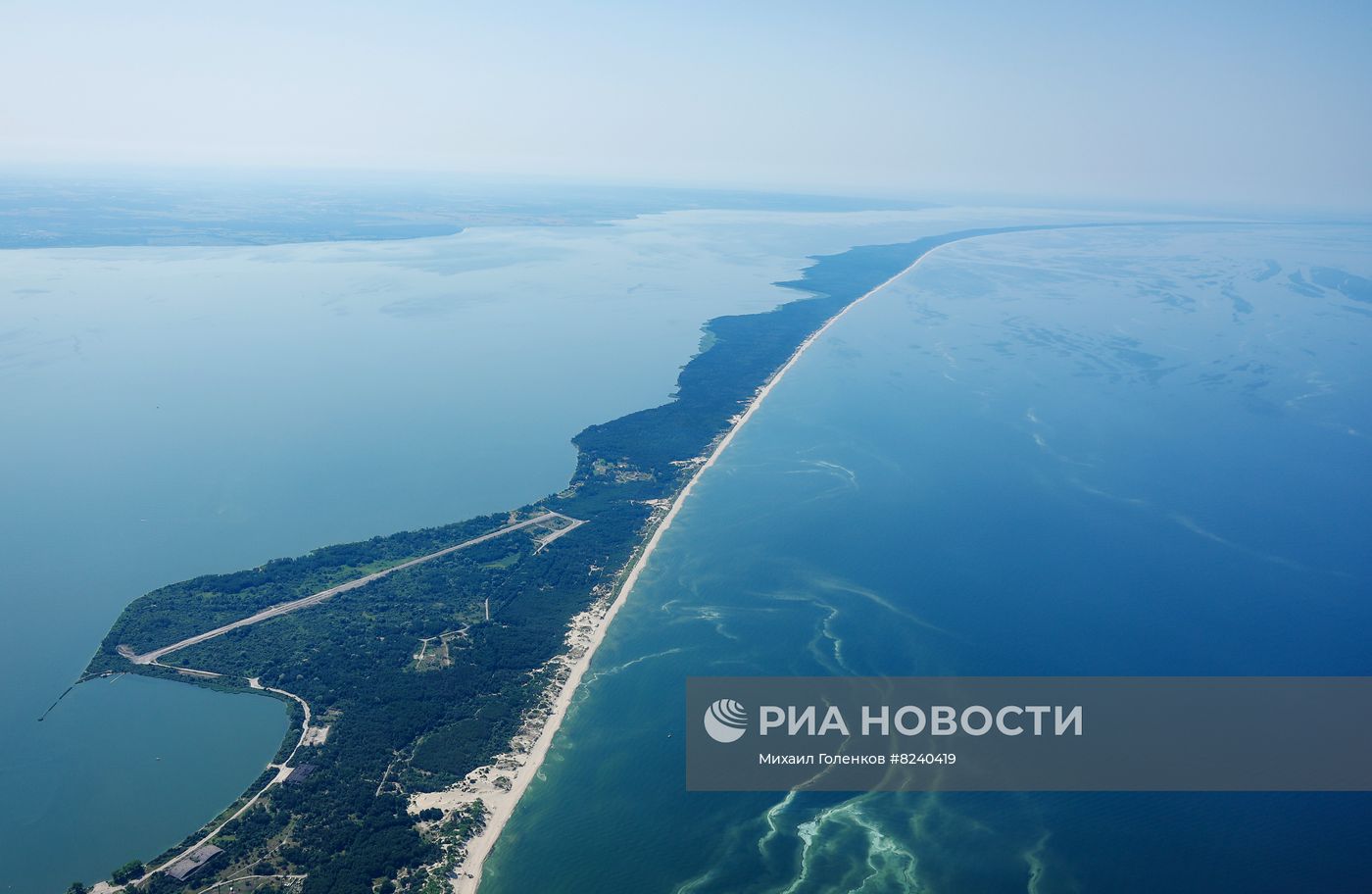 Работа порта в Балтийске 