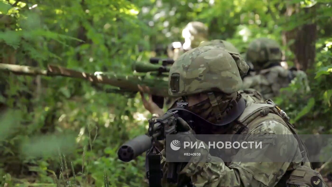 Боевая работа российского спецназа в зоне проведения СВО