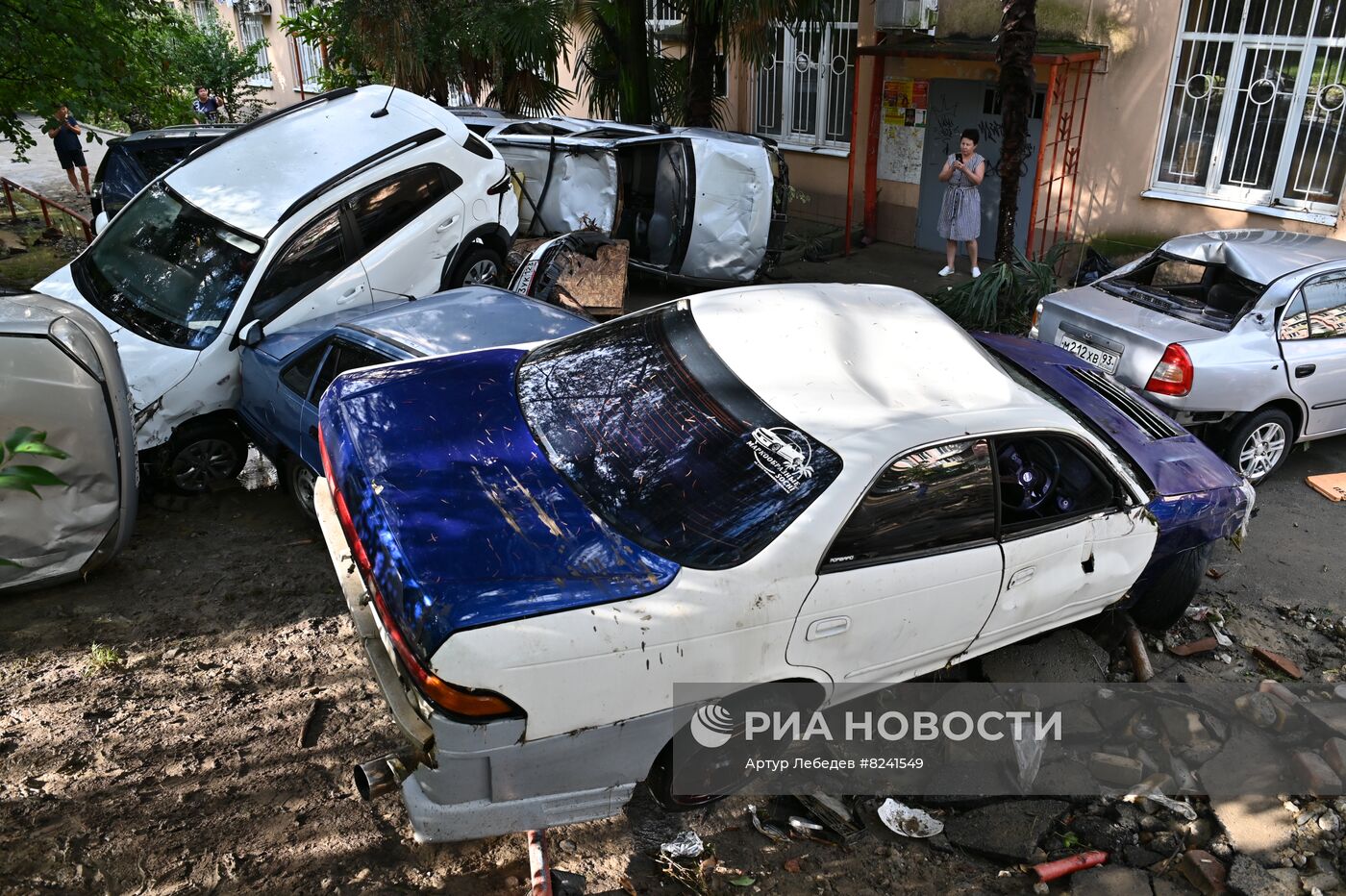 Сочи затопило после обильных ливней