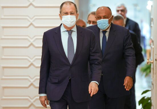 Визит главы МИД РФ С. Лаврова в Египет 