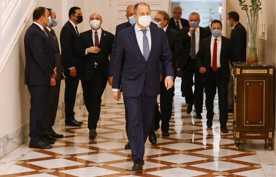 Визит главы МИД РФ С. Лаврова в Египет 