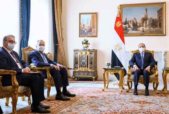 Визит главы МИД РФ С. Лаврова в Египет 