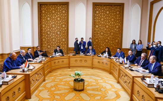 Визит главы МИД РФ С. Лаврова в Египет 