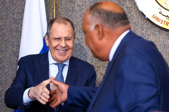 Визит главы МИД РФ С. Лаврова в Египет 