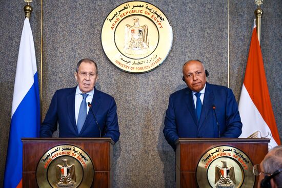 Визит главы МИД РФ С. Лаврова в Египет 