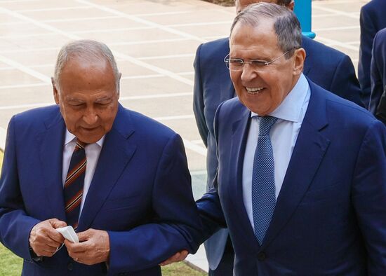 Визит главы МИД РФ С. Лаврова в Египет 