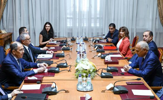 Визит главы МИД РФ С. Лаврова в Египет 