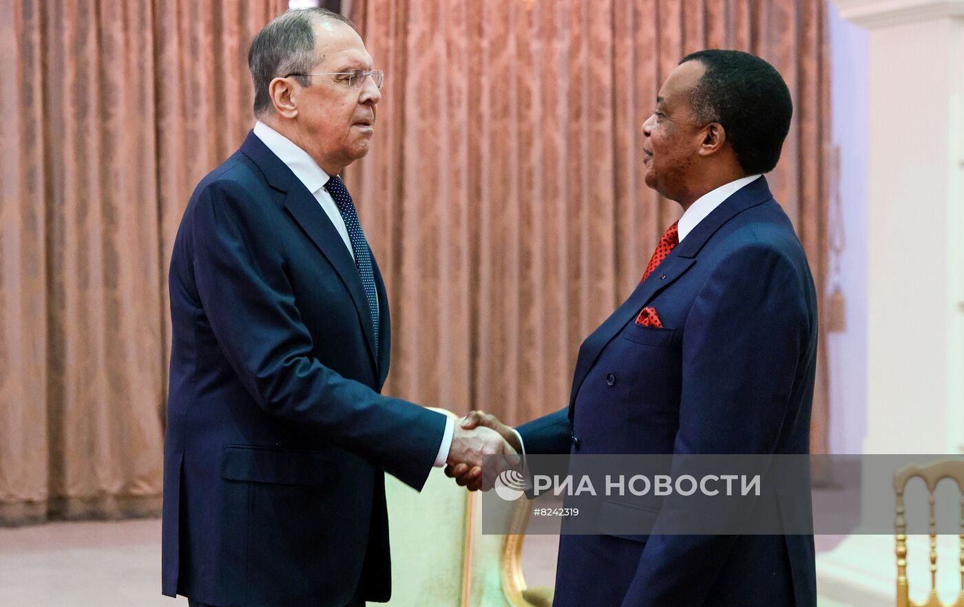 Визит главы МИД РФ С. Лаврова в Конго