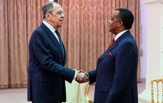 Визит главы МИД РФ С. Лаврова в Конго