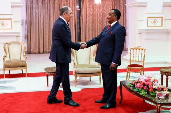 Визит главы МИД РФ С. Лаврова в Конго