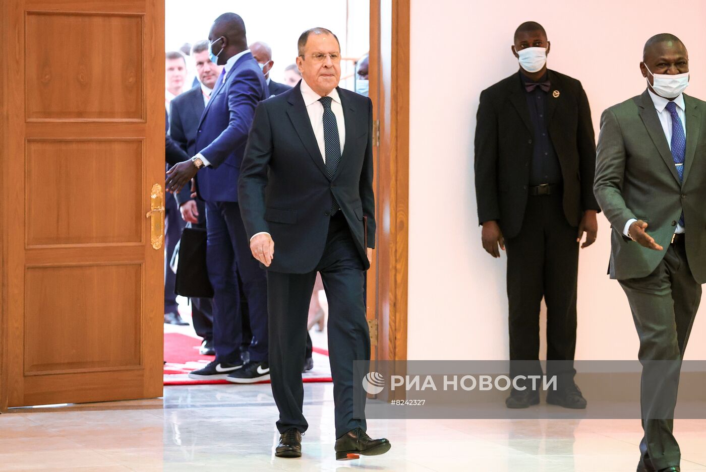 Визит главы МИД РФ С. Лаврова в Конго