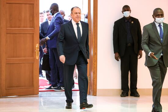 Визит главы МИД РФ С. Лаврова в Конго