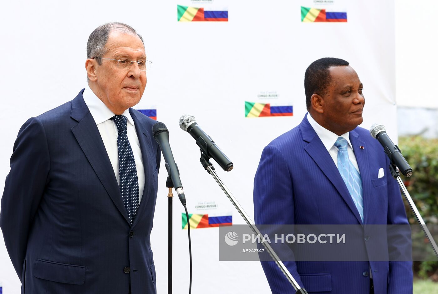 Визит главы МИД РФ С. Лаврова в Конго