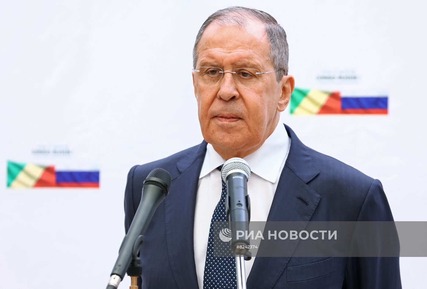 Визит главы МИД РФ С. Лаврова в Конго