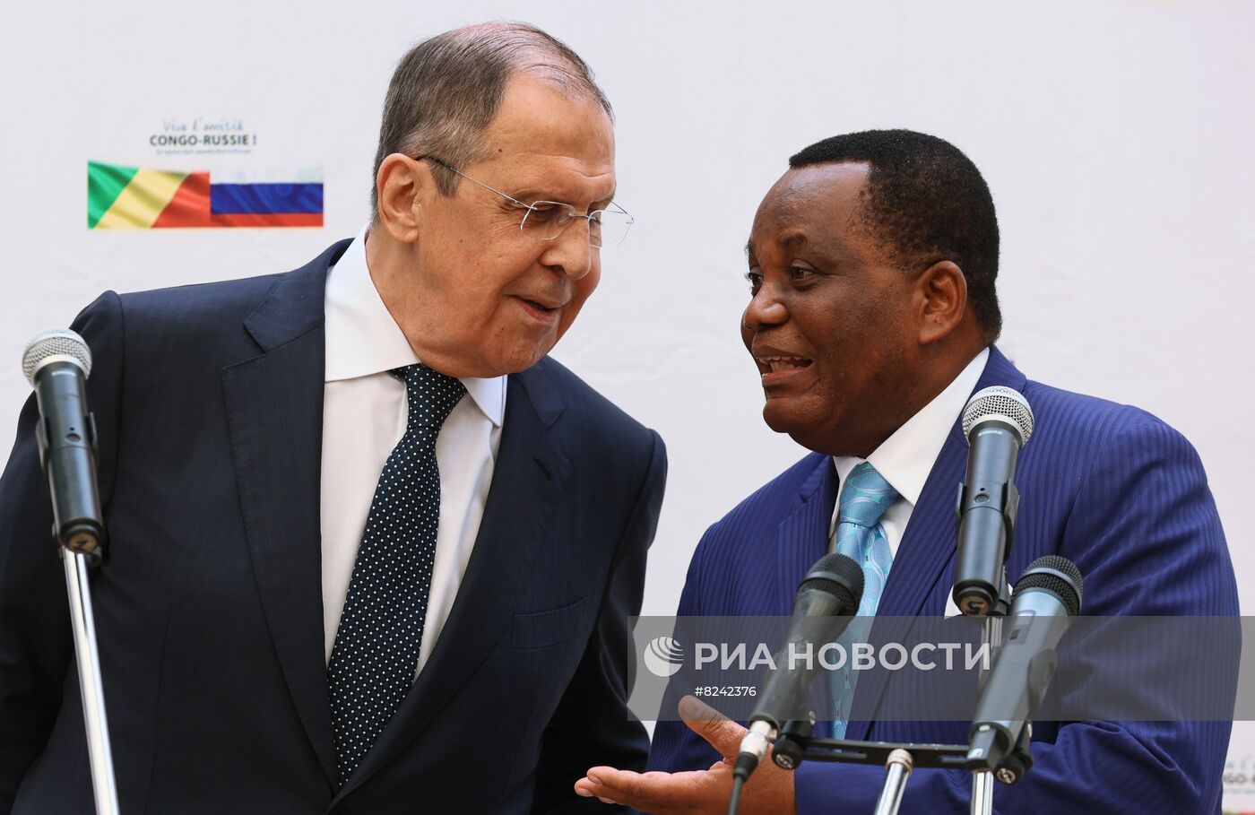 Визит главы МИД РФ С. Лаврова в Конго