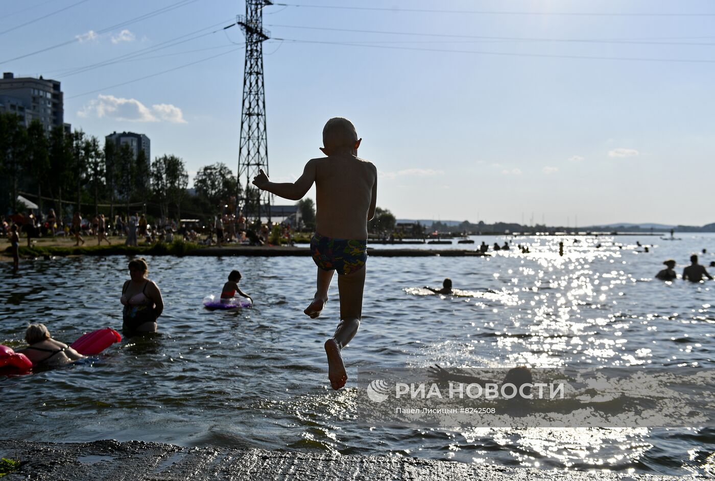 Жара в Екатеринбурге