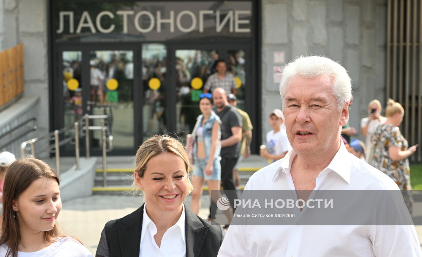 Мэр Москвы С. Собянин посетил Московский зоопарк