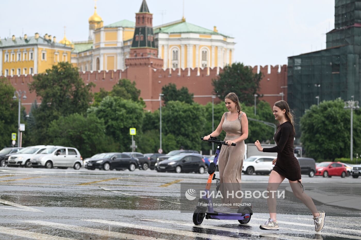 Дождь в Москве