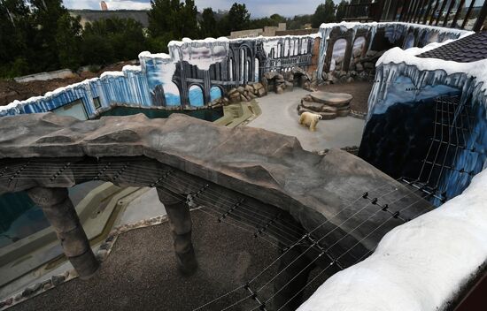 Новый комплекс для белых медведей в парке "Роев ручей"