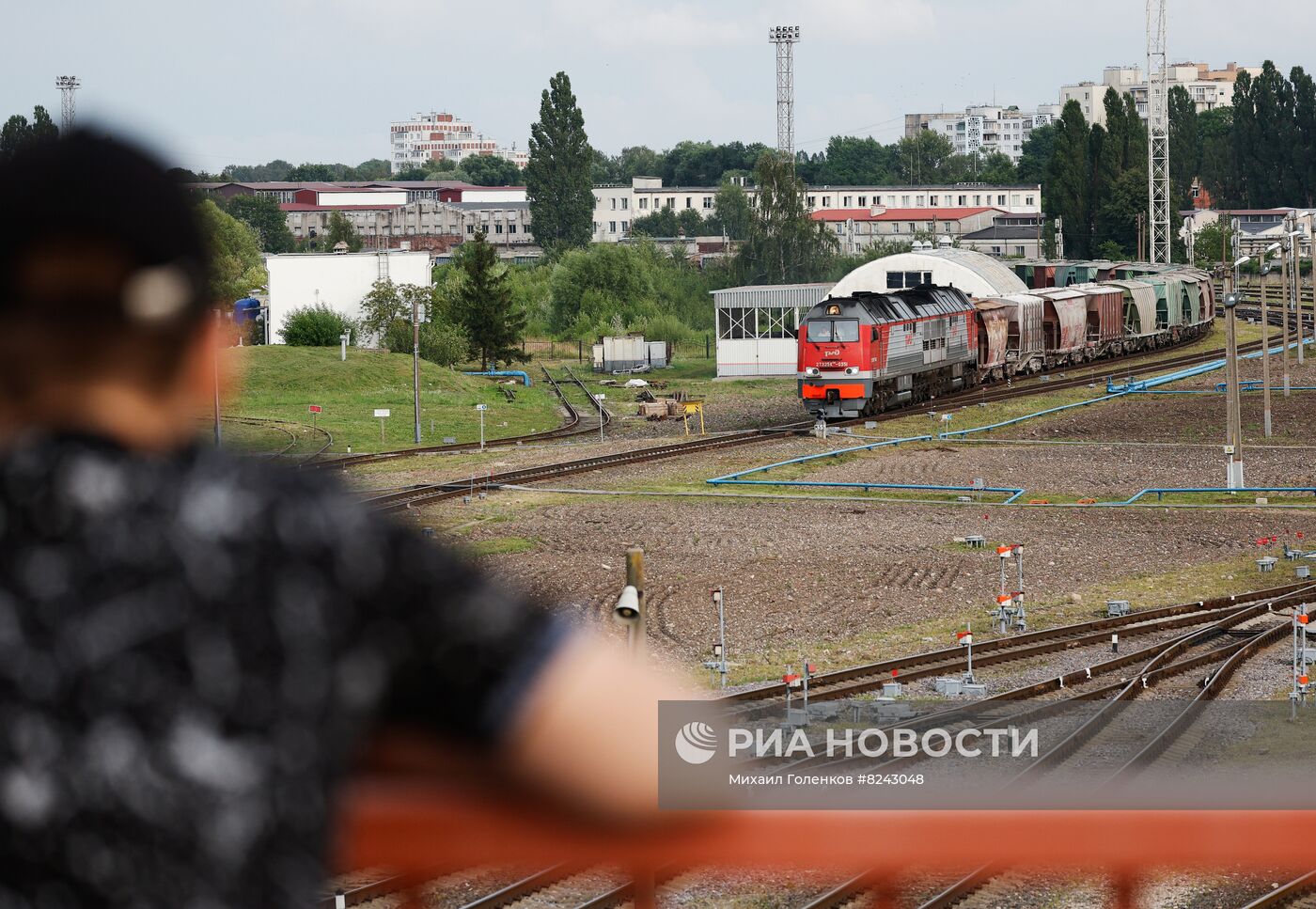 Первый поезд с цементом прибыл в Калининград через Литву