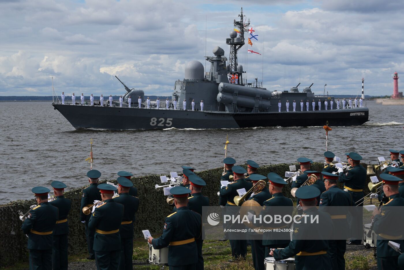 Генеральная репетиция парада ко Дню ВМФ 