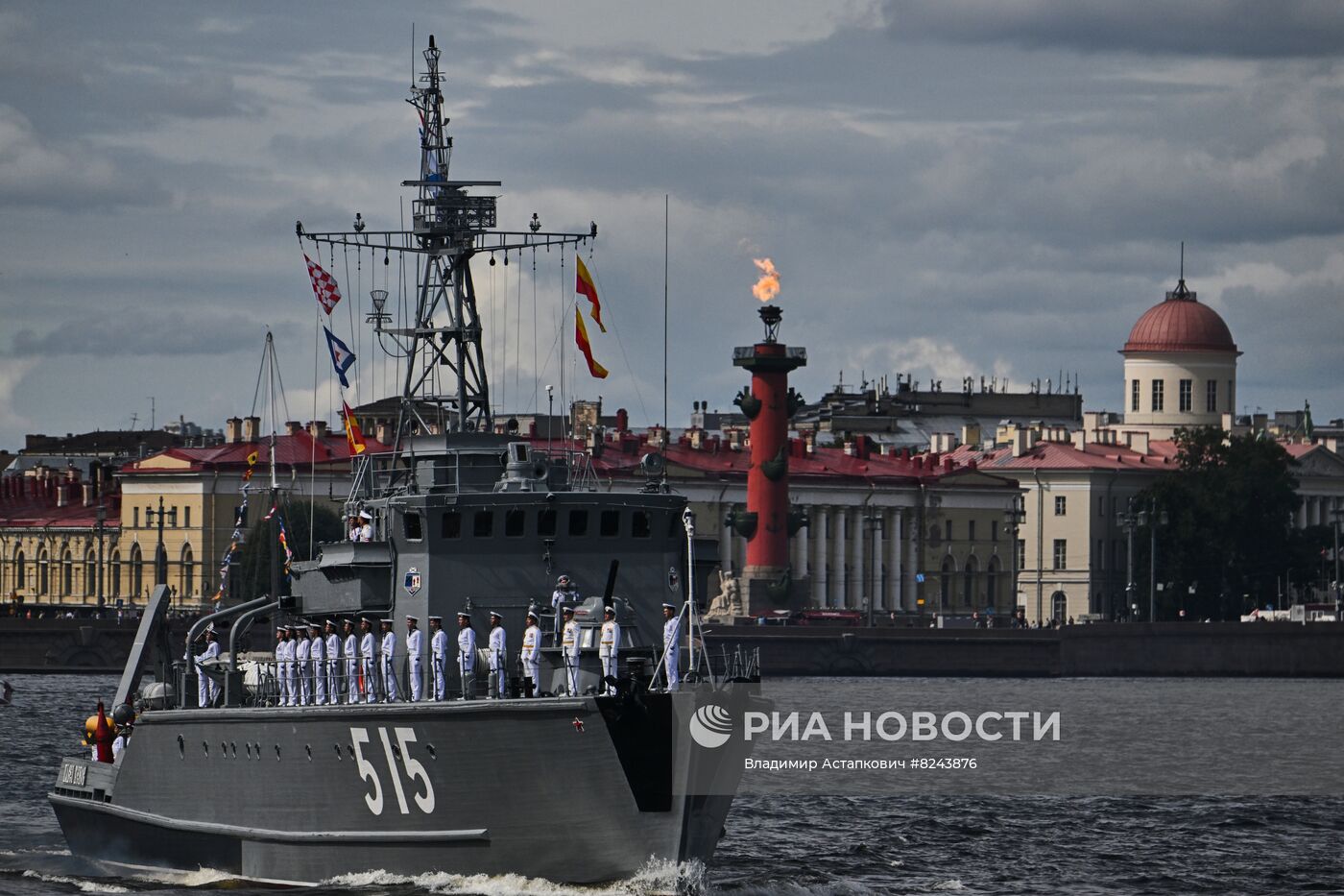 Генеральная репетиция парада ко Дню ВМФ 