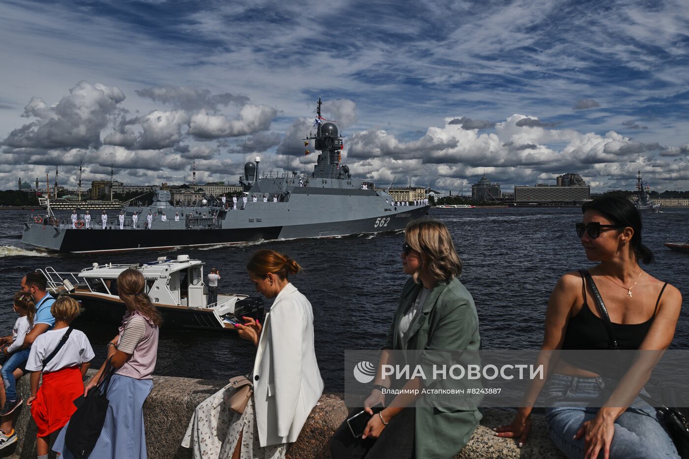 Генеральная репетиция парада ко Дню ВМФ 