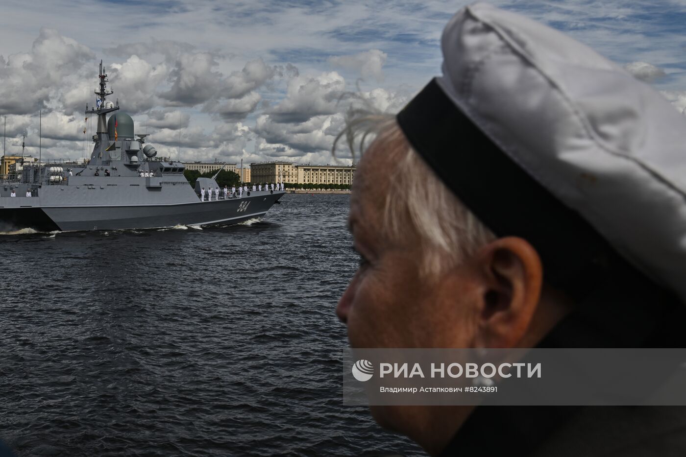 Генеральная репетиция парада ко Дню ВМФ 