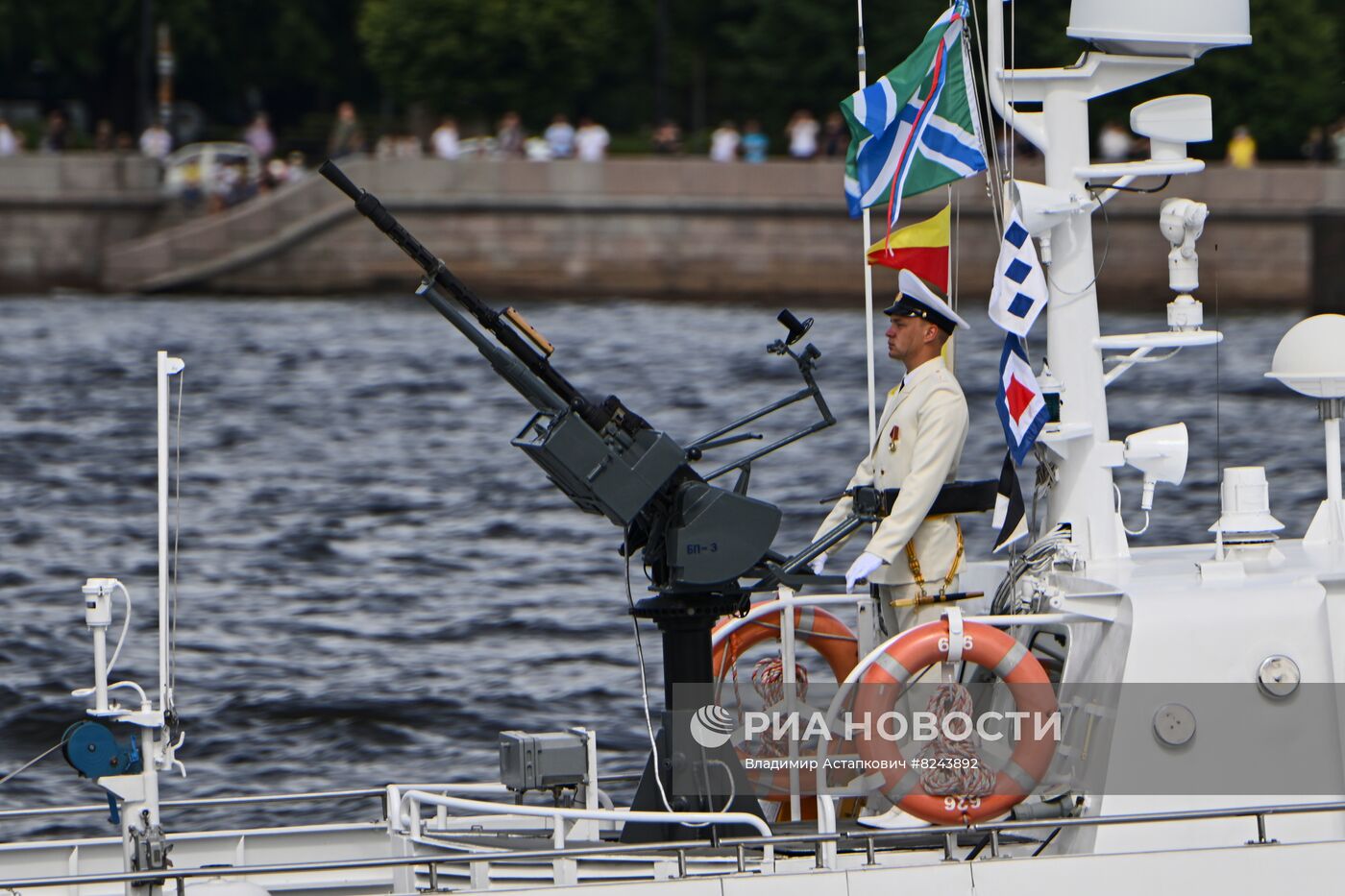 Генеральная репетиция парада ко Дню ВМФ 