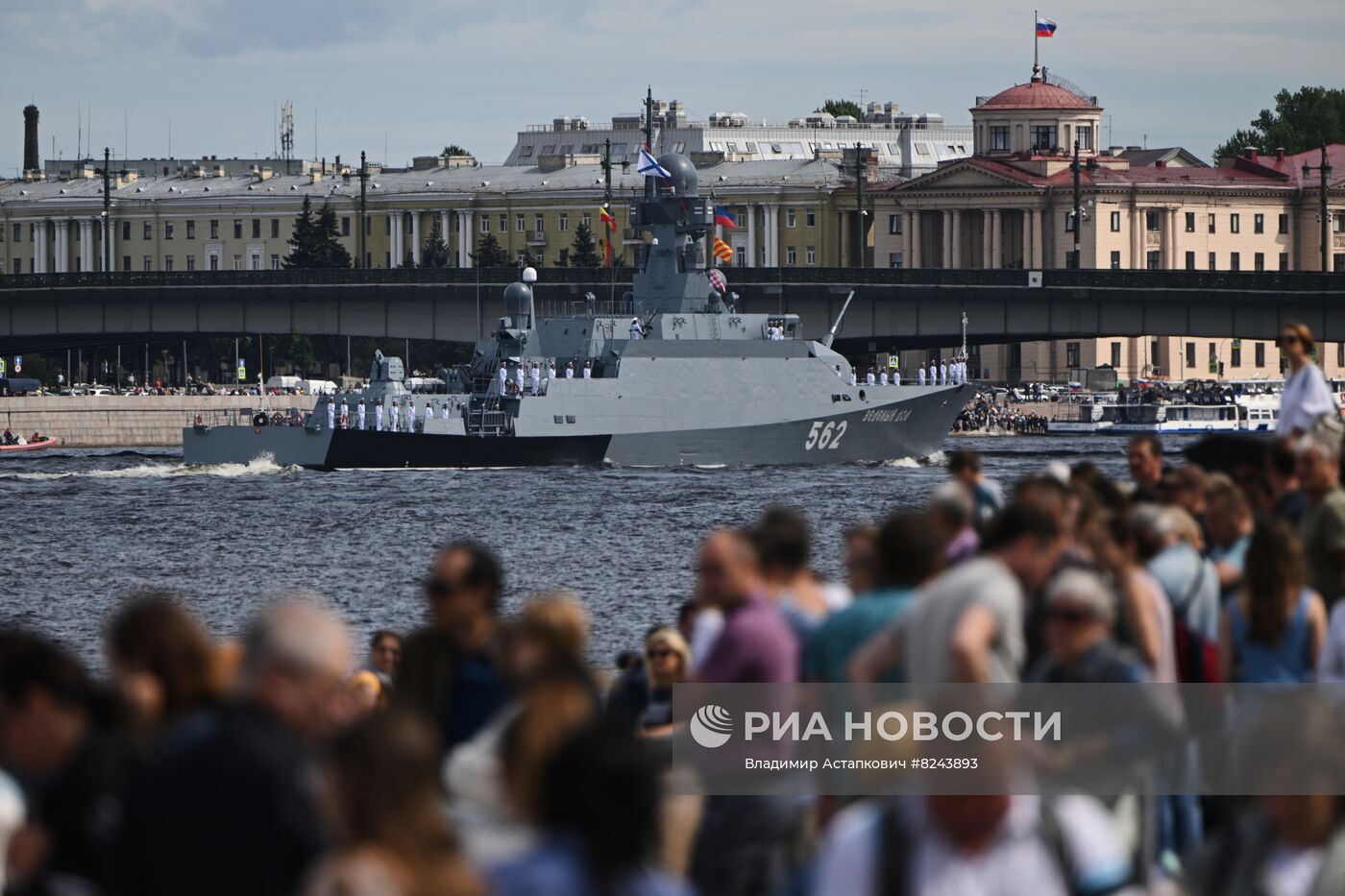 Генеральная репетиция парада ко Дню ВМФ 