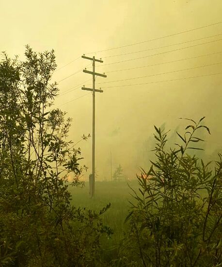 Лесные пожары в Якутии