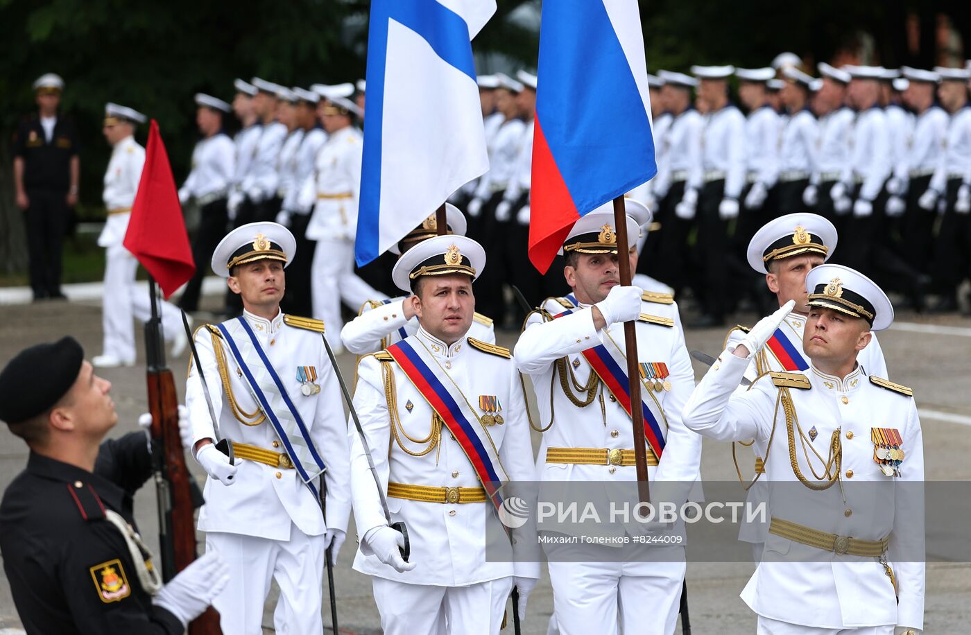 Генеральная репетиция парада ко Дню ВМФ 