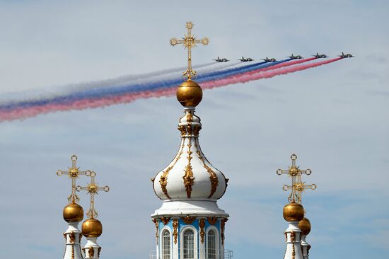 Генеральная репетиция парада ко Дню ВМФ