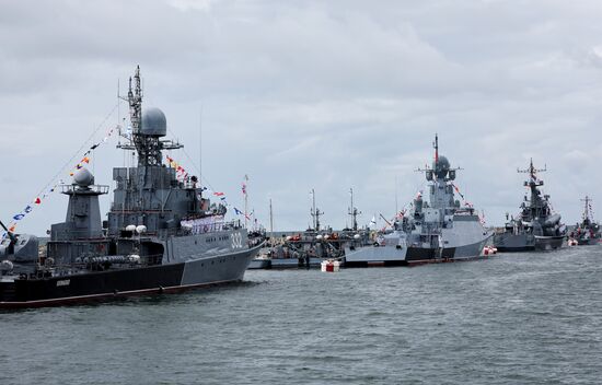 Генеральная репетиция парада ко Дню ВМФ 