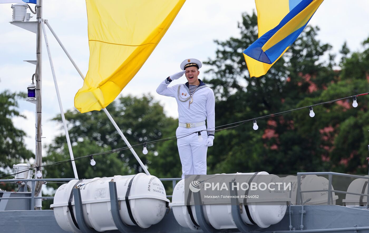 Генеральная репетиция парада ко Дню ВМФ 