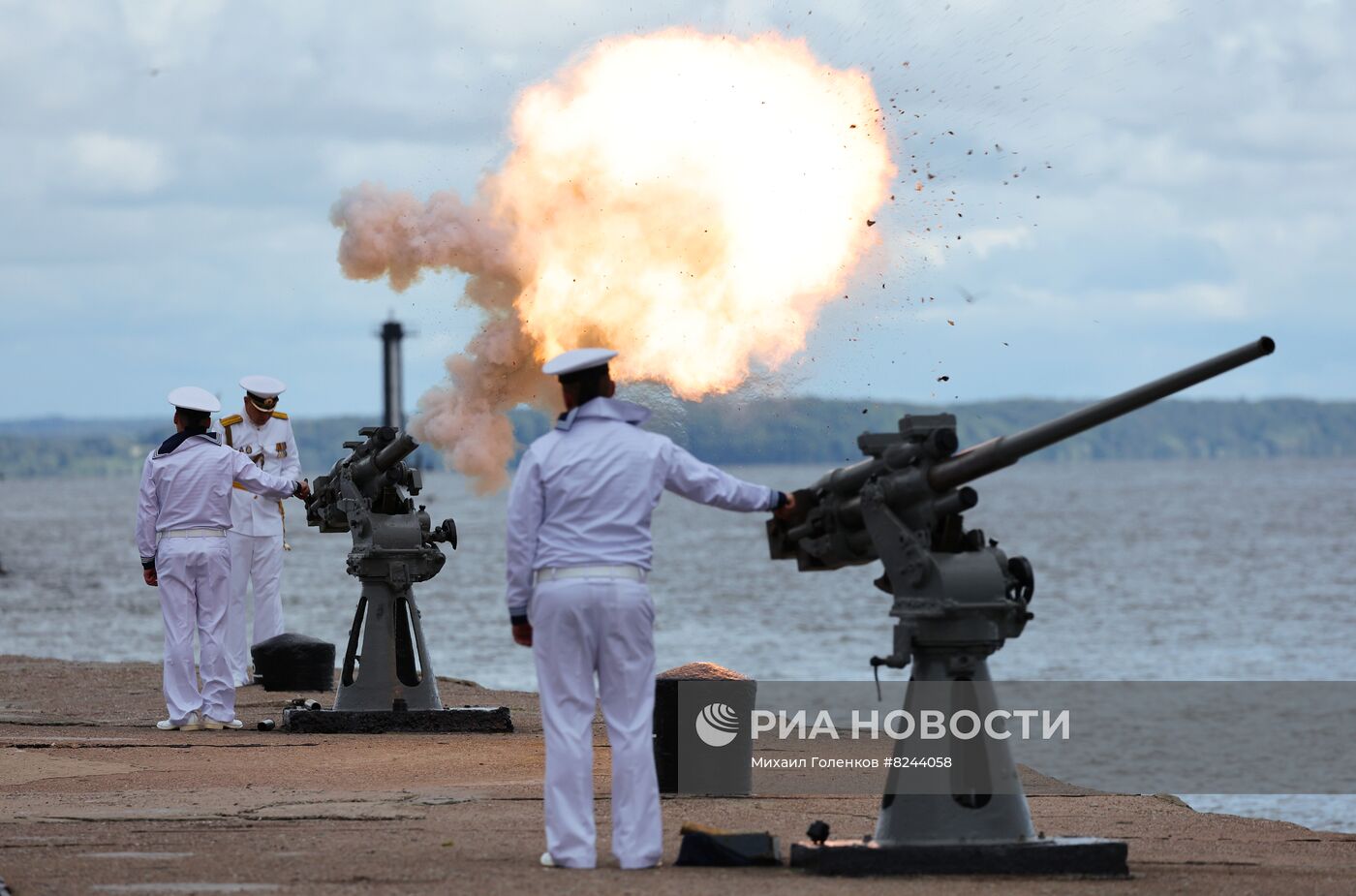 Генеральная репетиция парада ко Дню ВМФ 