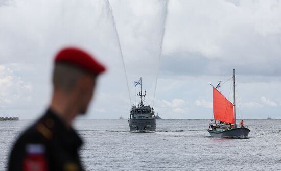 Генеральная репетиция парада ко Дню ВМФ 