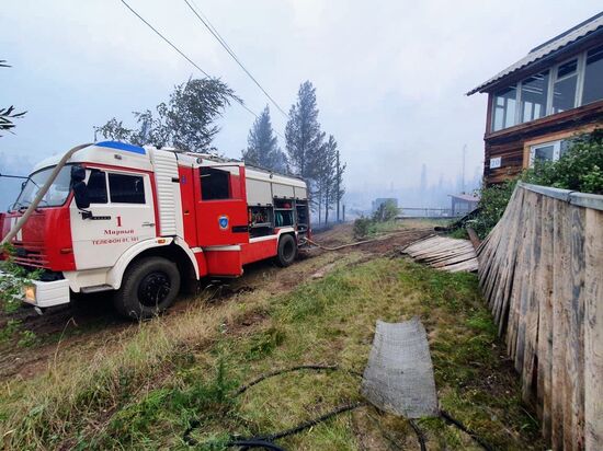 Лесные пожары в Якутии