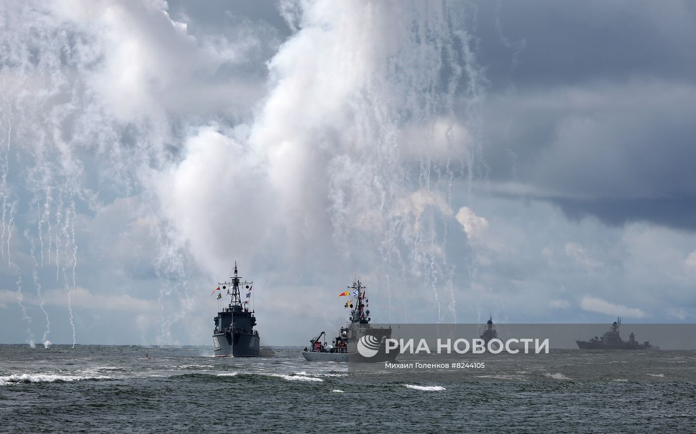 Генеральная репетиция парада ко Дню ВМФ