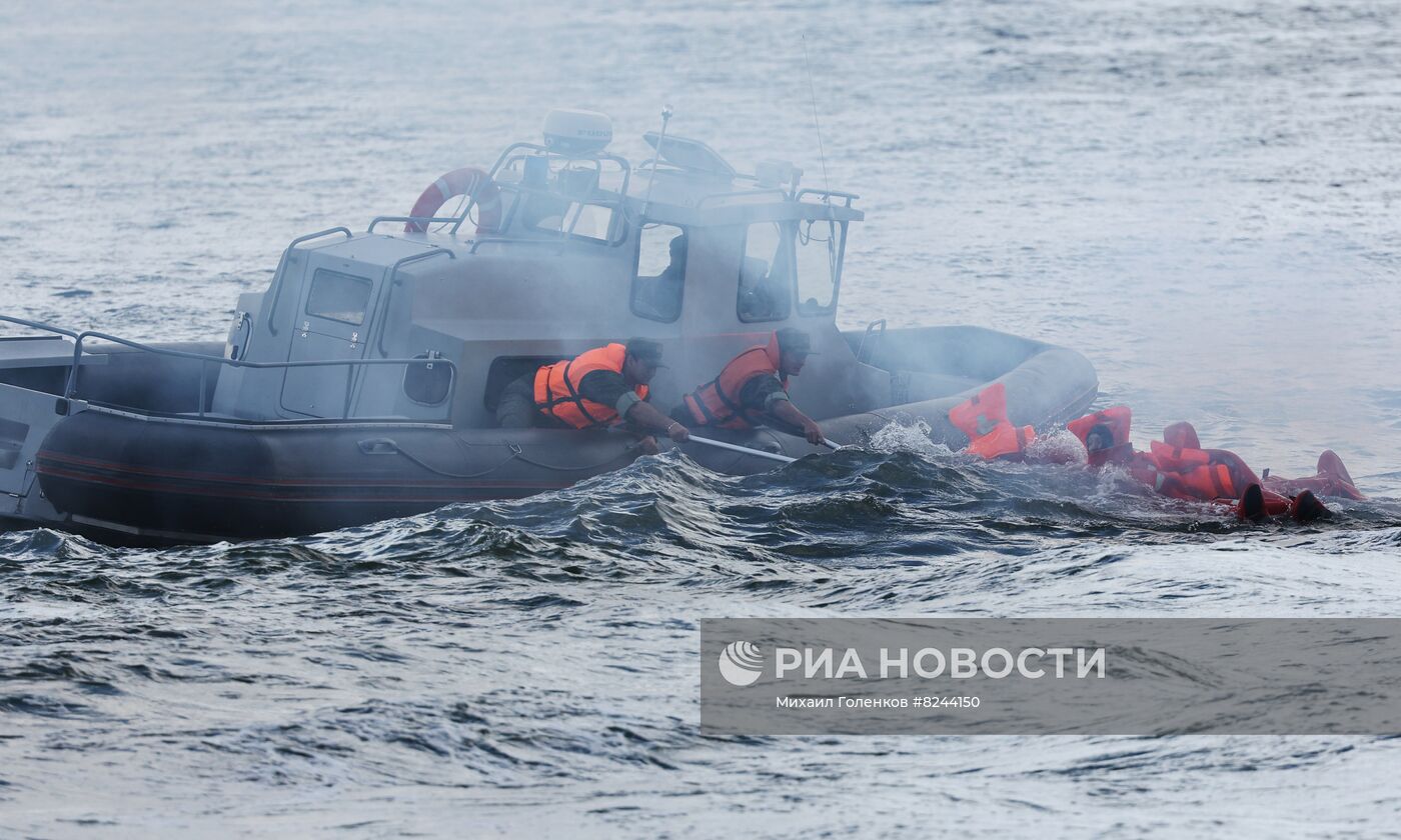 Генеральная репетиция парада ко Дню ВМФ 