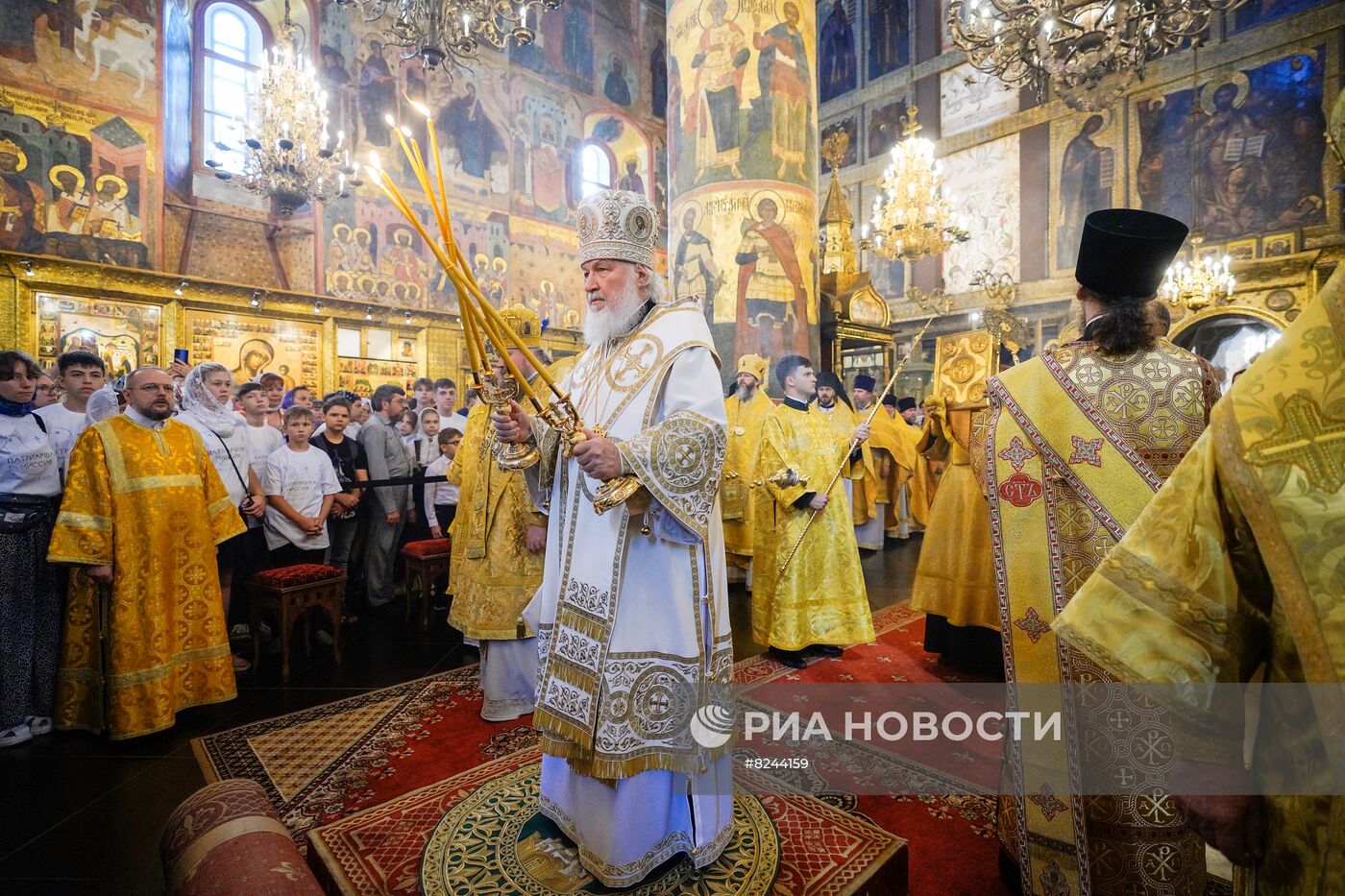 Патриаршее служение в день крещения Руси