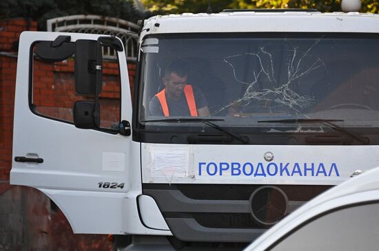 Инспекция восстановленной техники на "Мариупольском горводоканале"