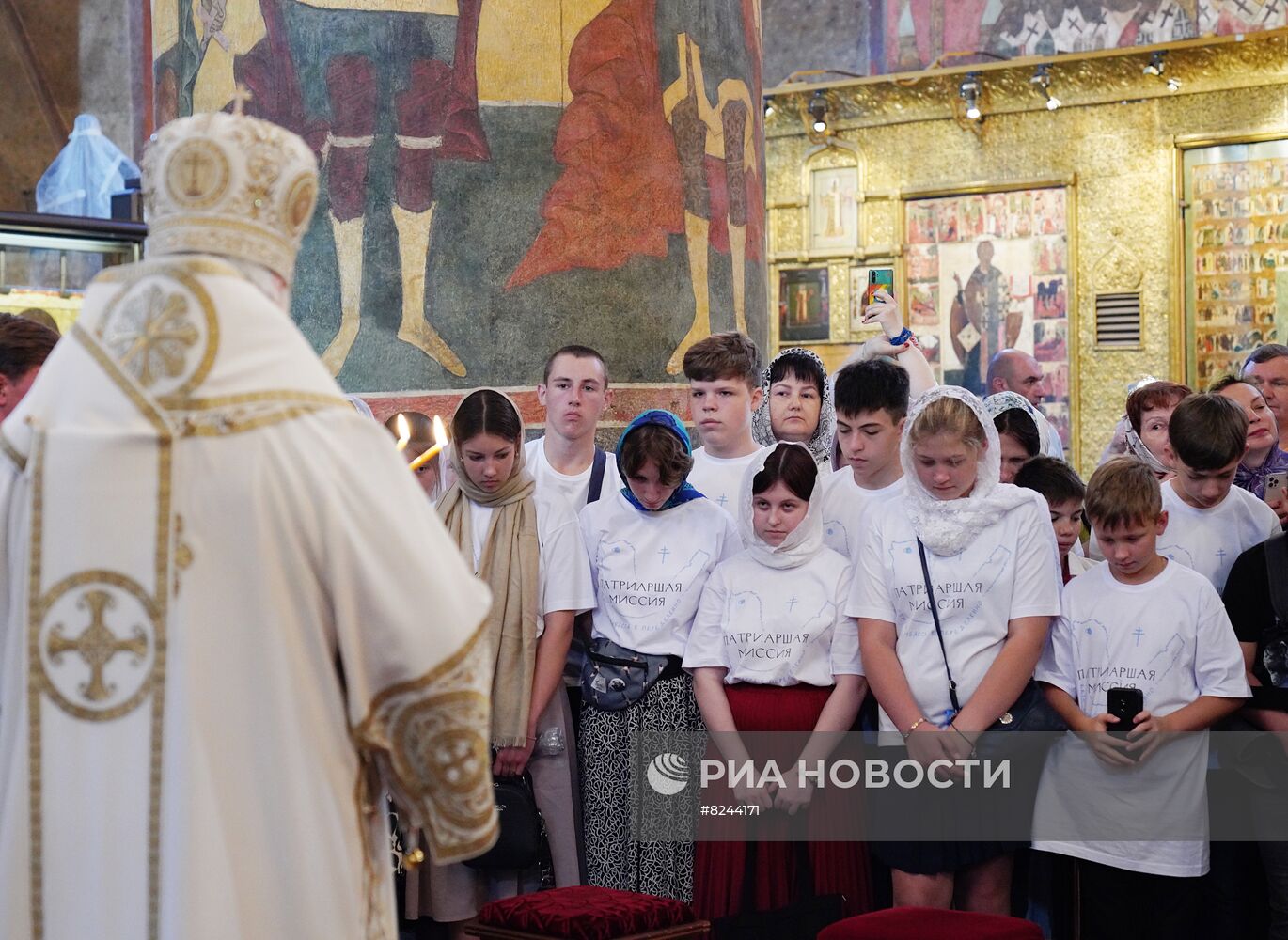 Патриаршее служение в день крещения Руси