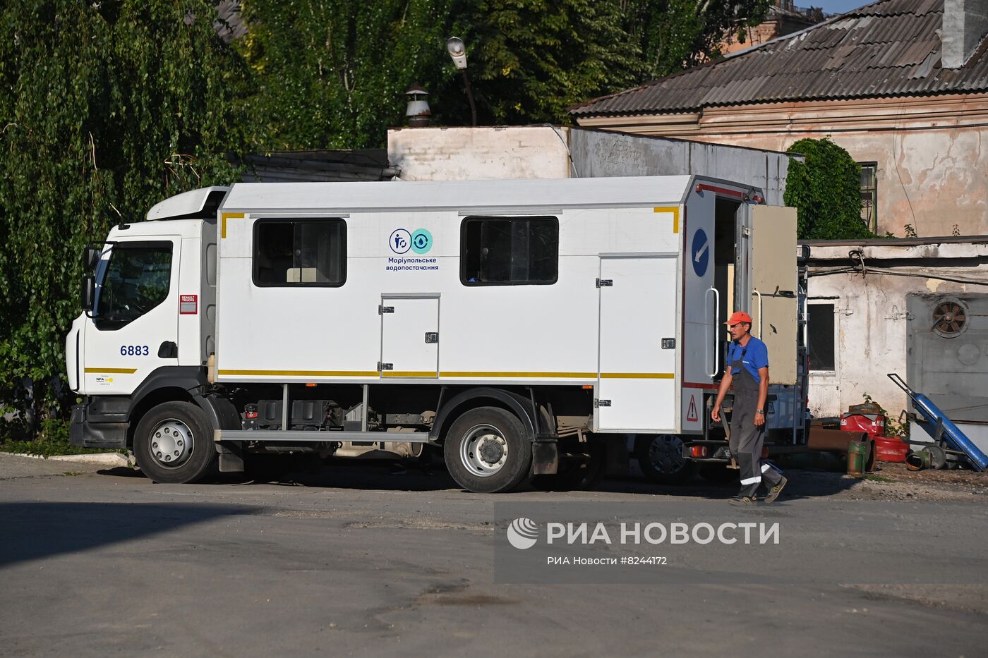 Инспекция восстановленной техники на "Мариупольском горводоканале"