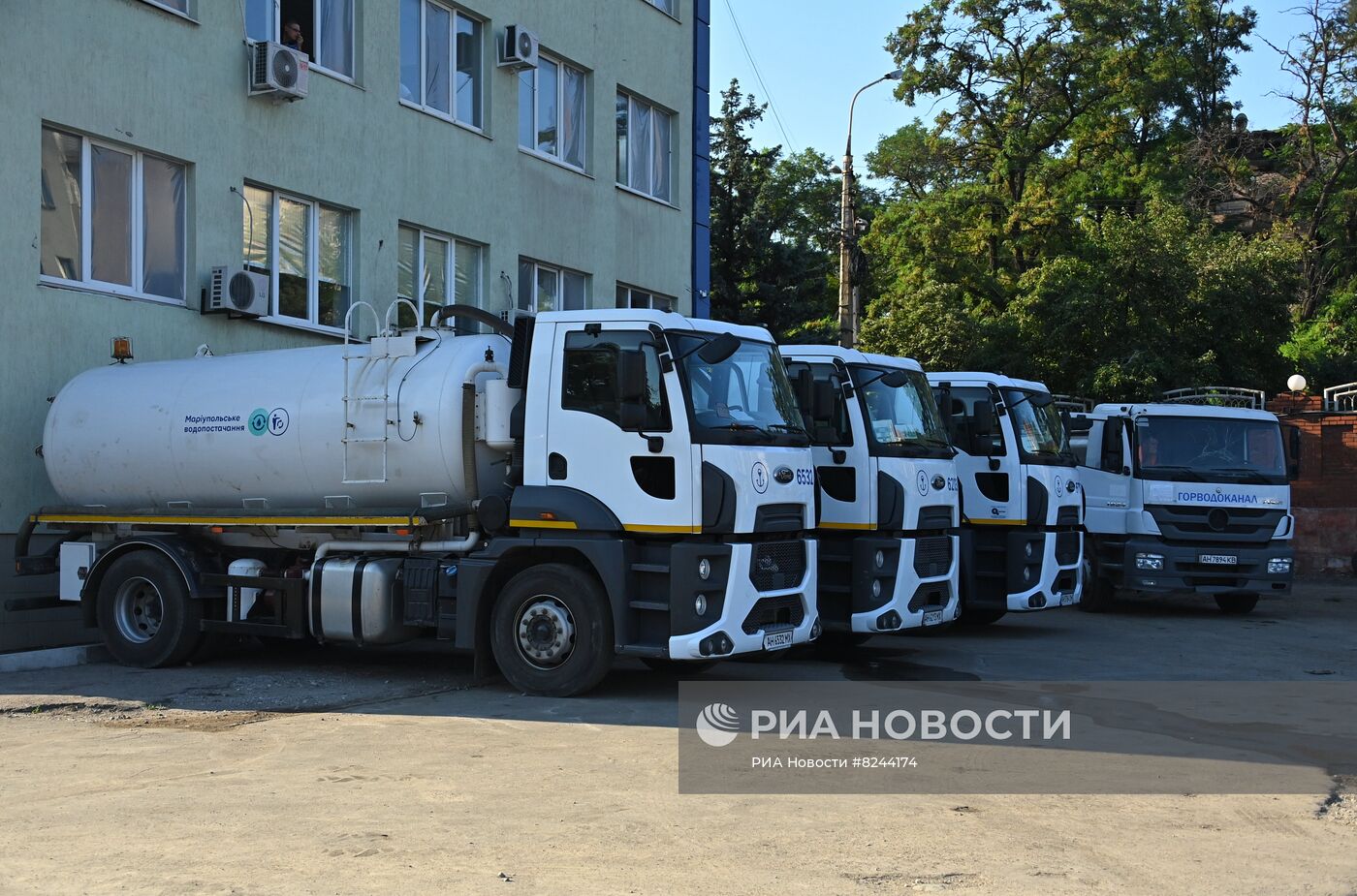 Инспекция восстановленной техники на "Мариупольском горводоканале"