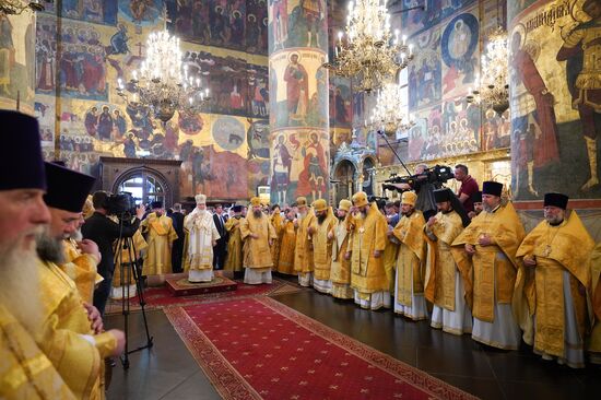 Патриаршее служение в день крещения Руси