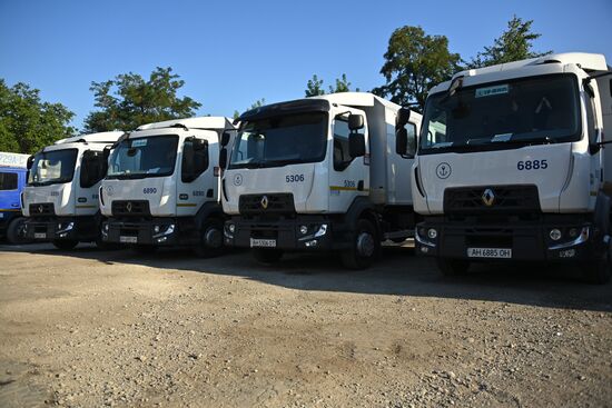 Инспекция восстановленной техники на "Мариупольском горводоканале"