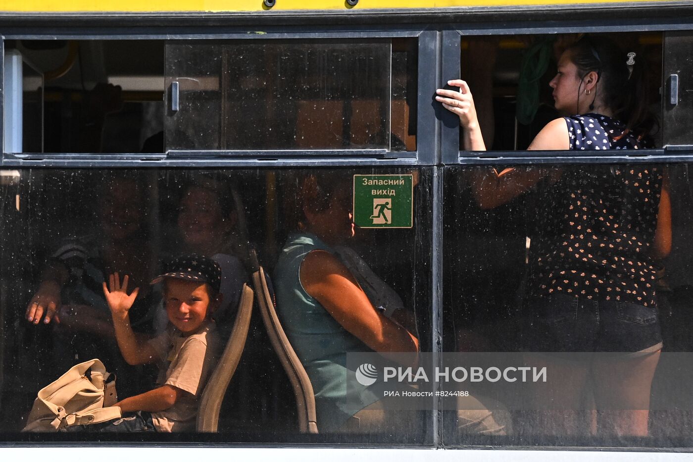 Работа транспорта в Мариуполе