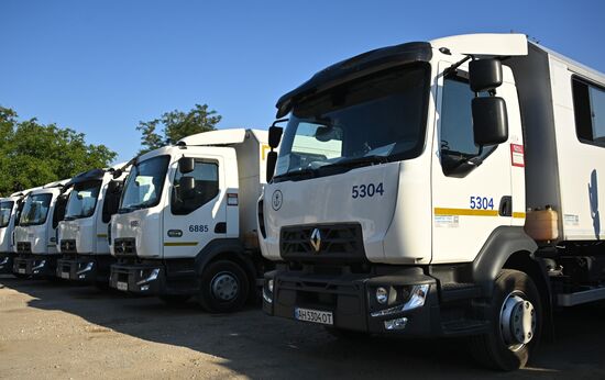 Инспекция восстановленной техники на "Мариупольском горводоканале"