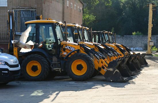 Инспекция восстановленной техники на "Мариупольском горводоканале"